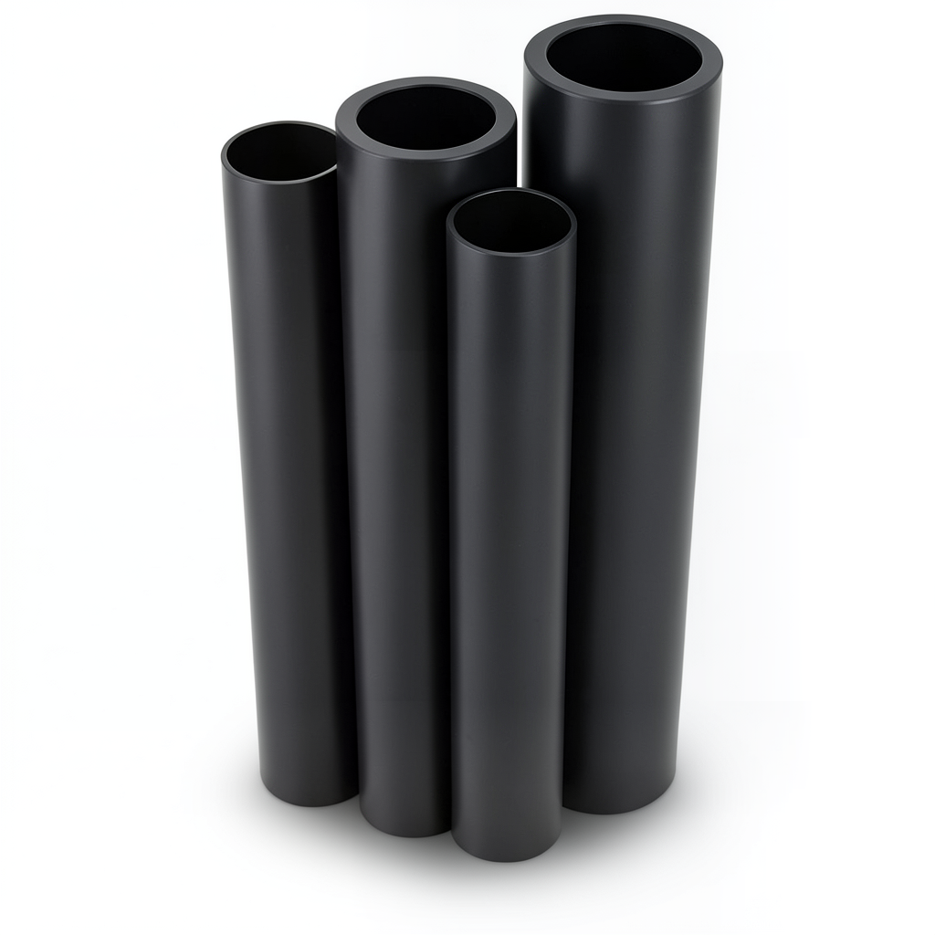 مواسير HDPE PE 100 ضغط 20 بار قطر 450 مم سمك 50.3 مم لون أسود