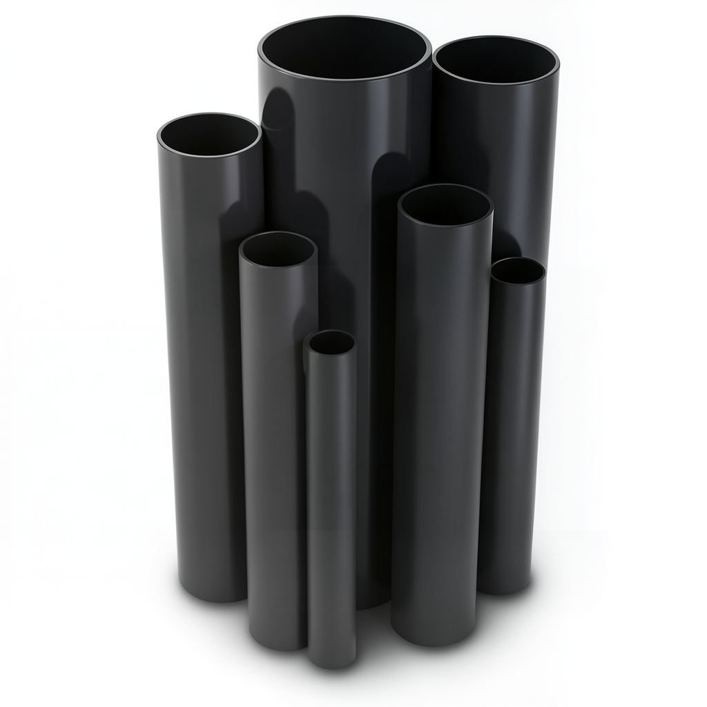 UPVC Pipes Nominal Pressure 15 Bar Outside Diameter 48.1 mm Thickness 3.1 mm Black