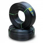 أنابيب HDPE نيبروبلاست PE 100 ضغط 4 بار قطر خارجي 90 مم سمك 2.2 مم لون اسود