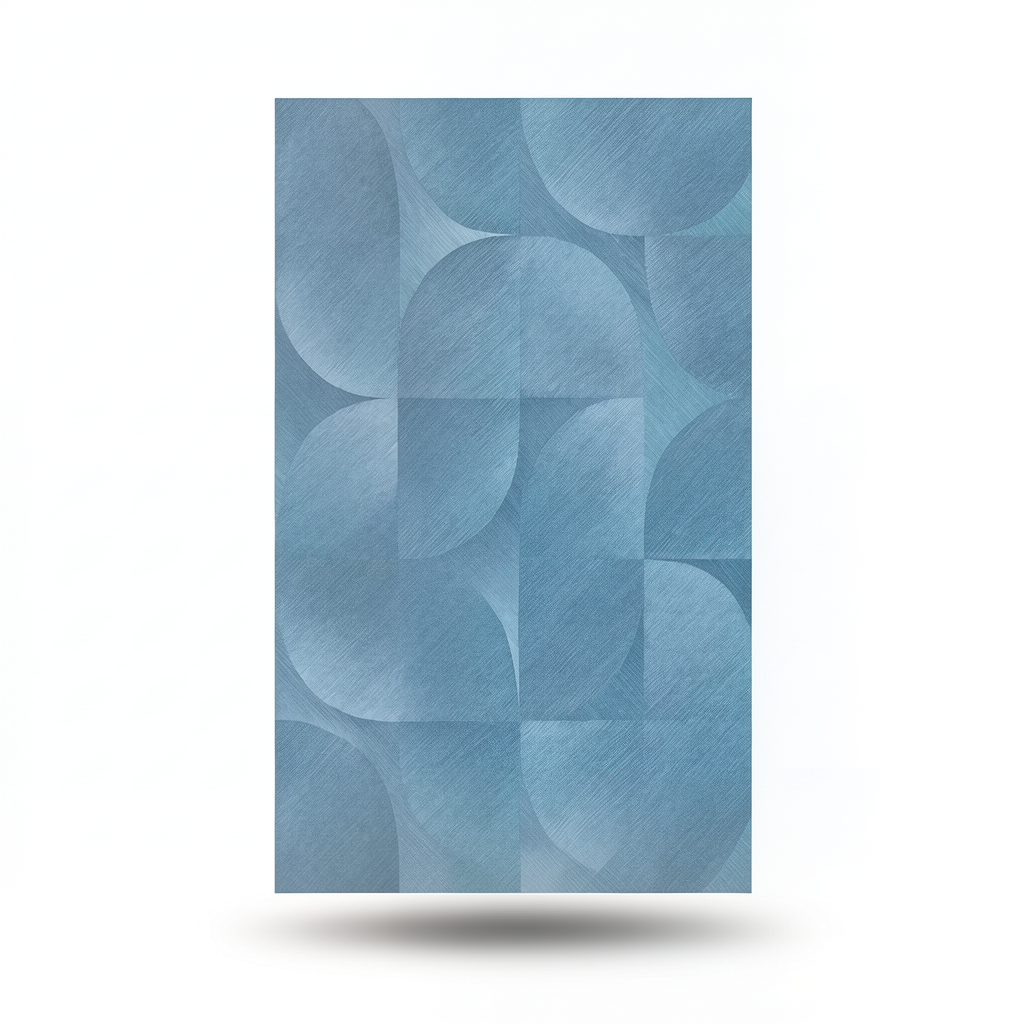 Geometric Wallpaper 10x0.53 m Blue, Model 10392-19