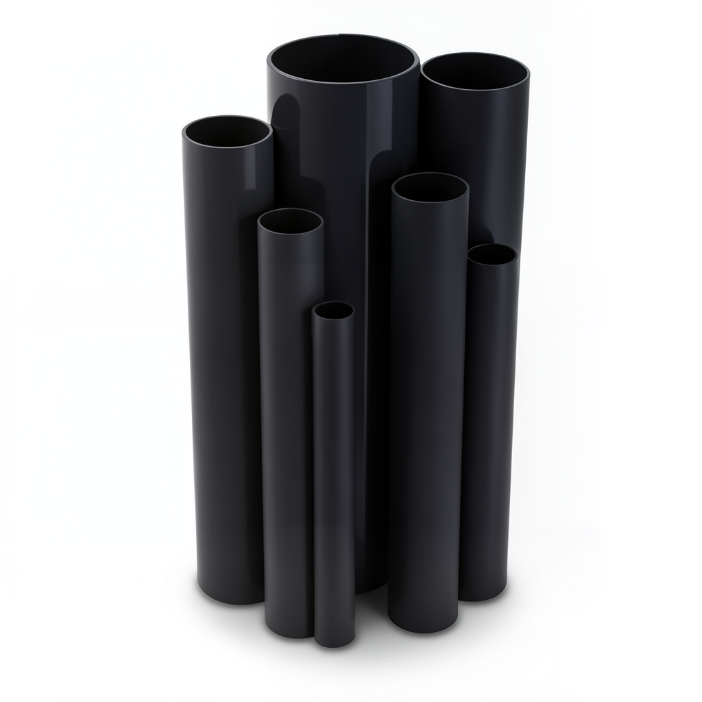 UPVC Pipes Nominal Pressure 18 Bar Outside Diameter 48.1 mm Thickness 3.7 mm Black