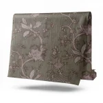 Italian wallpaper floral design size 10mx1.06m, dark beige color, model 38008