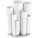مواسير UPVC ضغط 10 بار قطر خارجي 25 مم سمك 1.5 مم لون أبيض