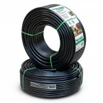 أنابيب HDPE نيبروبلاست PE 100 ضغط 4 بار قطر خارجي 125 مم سمك 3.1 مم لون اسود