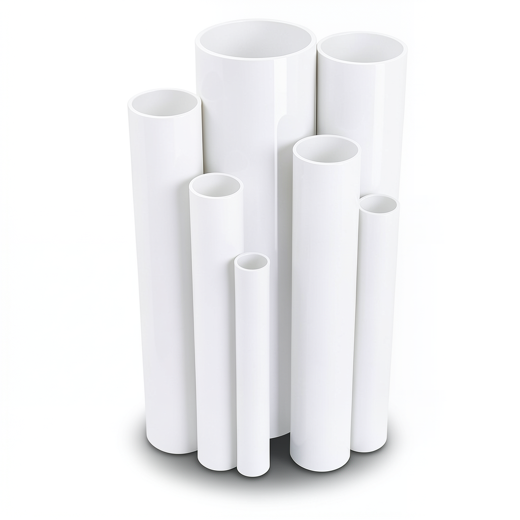 UPVC Pipes Nominal Pressure 10 Bar Outside Diameter 32 mm Thickness 1.8 mm White