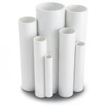 مواسير UPVC ضغط 10 بار قطر خارجي 50 مم سمك 2.4 مم لون أبيض