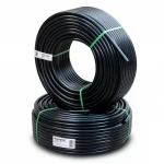 أنابيب HDPE نيبروبلاست PE 80 ضغط 3.2 بار قطر خارجي 90 مم سمك 2.2 مم لون اسود