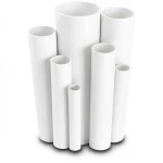 مواسير UPVC ضغط 6 بار قطر خارجي 40 مم سمك 1.8 مم لون أبيض