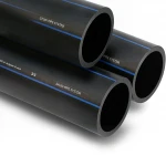 مواسير HDPE السعودى  PE 100 ضغط 6 بار قطر خارجي 75 مم سمك 2.9 مم لون اسود