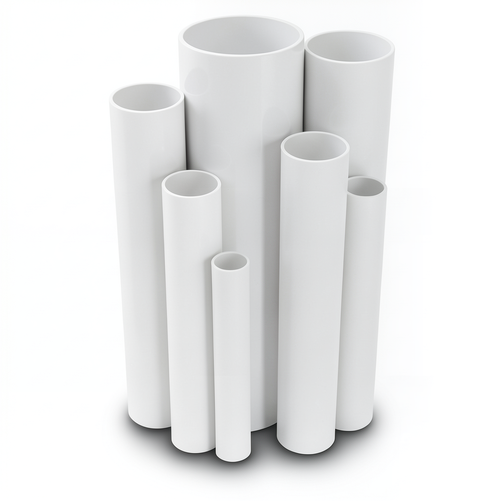 UPVC Pipes 12 Bar Pressure 75.3 mm Diameter 4.5 mm Thickness White
