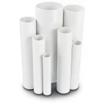 مواسير UPVC ضغط 12 بار قطر خارجي 75 مم سمك 3.9 مم لون أبيض