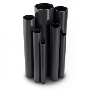 UPVC Pipes Nominal Pressure 12 Bar Outside Diameter 75 mm Thickness 3.9 mm Black