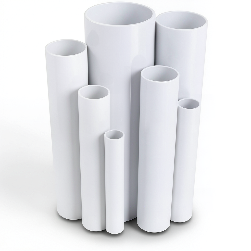 UPVC Pipes 12 Bar Pressure 75.3 mm Diameter 4.5 mm Thickness White
