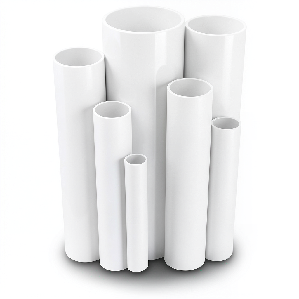 مواسير UPVC ضغط 16 بار قطر خارجي 40 مم سمك 3 مم لون أبيض