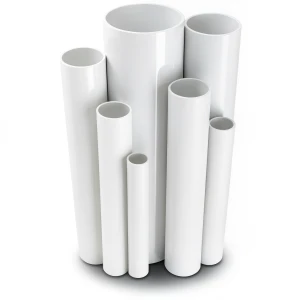 مواسير UPVC ضغط اسمي 16 بار قطر خارجي 50 مم سمك 3.7 مم لون أبيض
