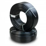 أنابيب HDPE نيبروبلاست PE 100 ضغط 4 بار قطر خارجي 63 مم سمك 1.8 مم لون اسود