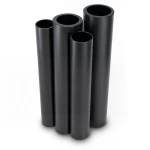 مواسير HDPE PE 80 ضغط 16 بار قطر 500 مم سمك 55.8 مم أسود