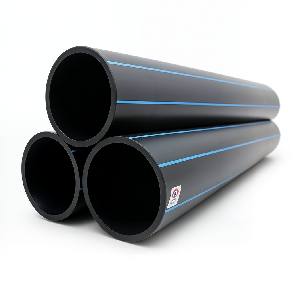 HDPE Pipes PE 100 Pressure 12.5 Bar Outside Diameter 200 mm Thickness 14.7 mm Black | NEPROPLAST