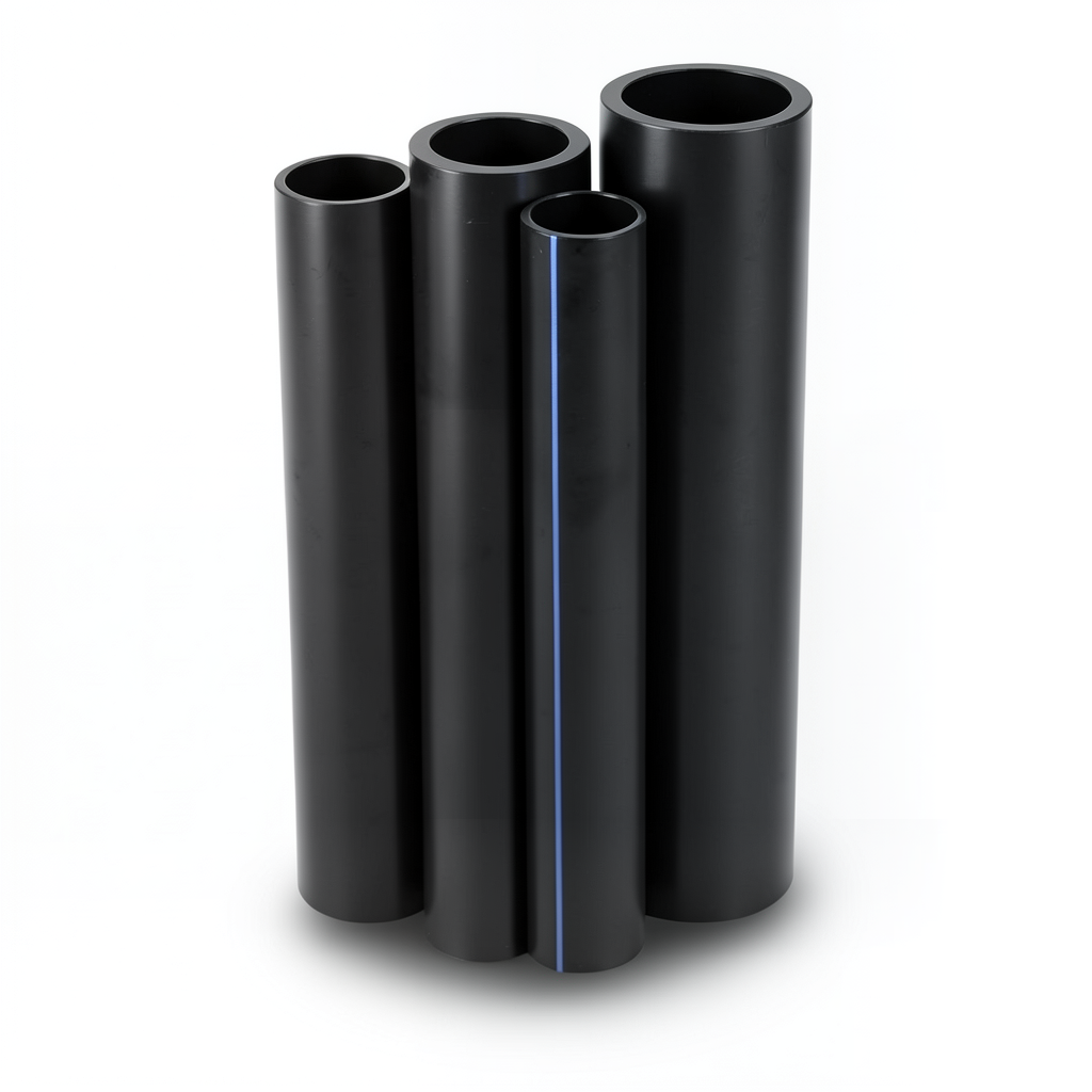 HDPE Pipes PE 100 Pressure 20 Bar Outside Diameter 500 mm Thickness 55.8 mm Black