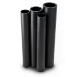 أنابيب HDPE لإمداد المياه PE 80 ضغط 16 بار قطر خارجي 560 مم سمك 62.5 مم لون أسود