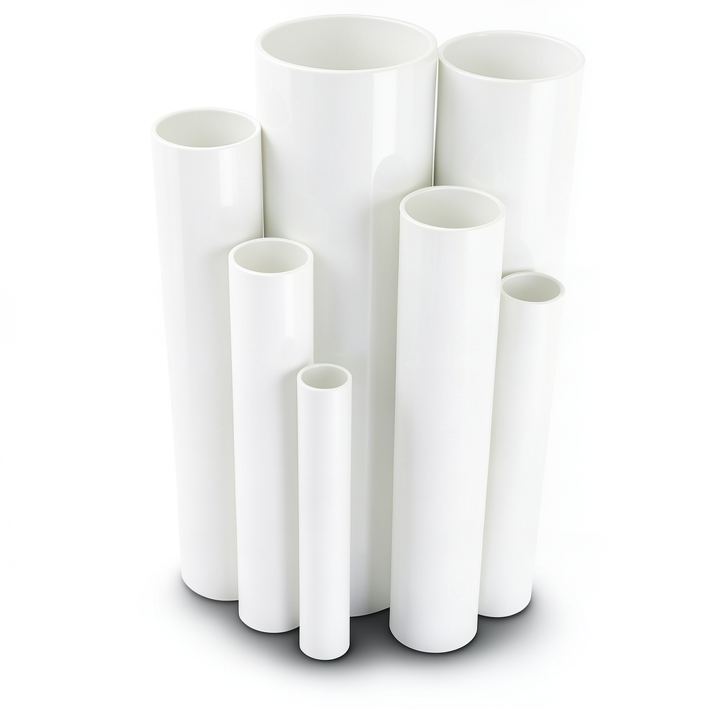 UPVC Pipes Pressure 10 Bar Diameter 40 mm Thickness 1.9 mm White