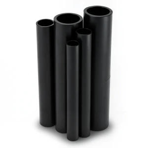 مواسير HDPE PE 100 ضغط 20 بار قطر خارجي 560 مم سمك 62.5 مم لون أسود
