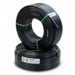 أنابيب HDPE نيبروبلاست PE 80 ضغط 3.2 بار قطر خارجي 63 مم سمك 1.8 مم لون اسود