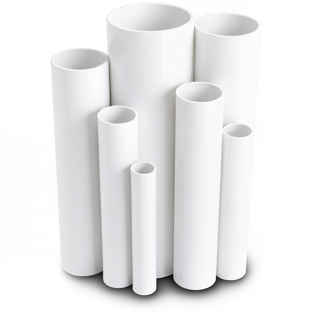 UPVC Pipes Nominal Pressure 10 Bar Outside Diameter 63 mm Thickness 3 mm White