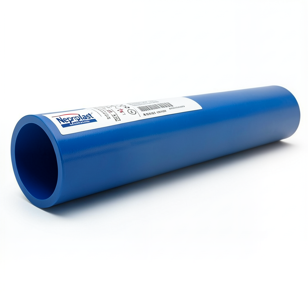 Neproplast HDPE Pipes PE 100 Pressure 6 Bar Outside Diameter 160 mm Thickness 5.8 mm Blue | NEPROPLAST