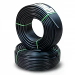 أنابيب HDPE نيبروبلاست PE 80 ضغط 3.2 بار قطر خارجي 75 مم سمك 1.9 مم لون اسود