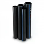 مواسير HDPE نيبروبلاست PE 80 ضغط 3.2 بار قطر خارجي 225 مم سمك 5.5 مم لون اسود