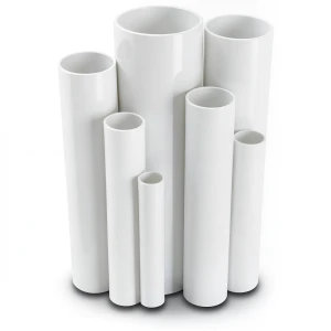 مواسير UPVC ضغط 6 بار قطر خارجي 50 مم سمك 1.8 مم لون أبيض