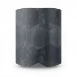 Italian Wallpaper, Dark Gray Color, Geometric Design, Roll Length 10 m, Model Z80001