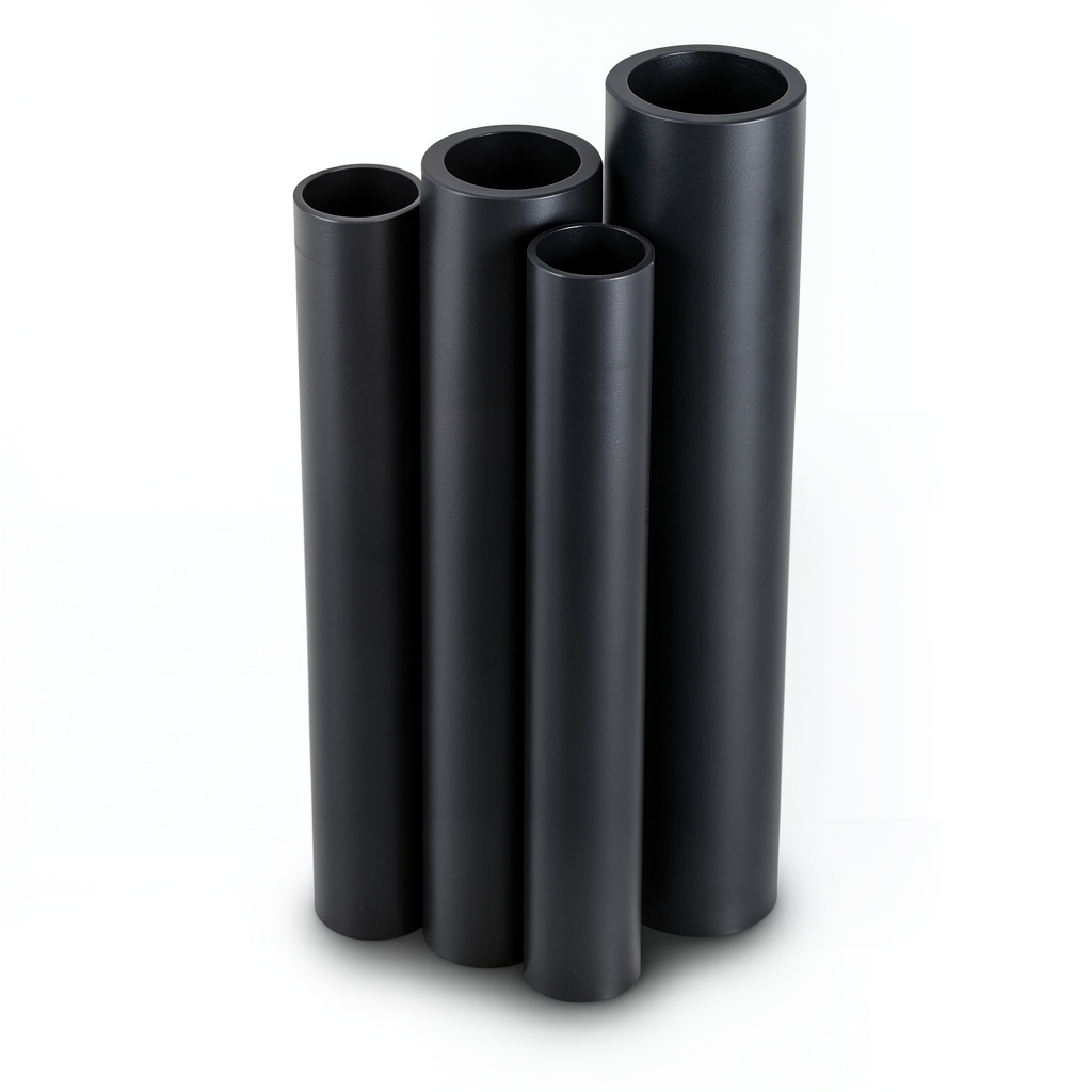 HDPE Pipes PE 100 Pressure 20 Bar Outside Diameter 710 mm Thickness 79.3 mm Black