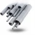 UPVC Pipes Al-Rajhi Nominal Pressure 2 Bar Outside Diameter 250 mm Thickness 2 mm Gray Colour