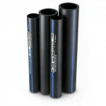 مواسير HDPE نيبروبلاست PE 80 ضغط 3.2 بار قطر خارجي 400 مم سمك 9.8 مم لون اسود