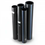 مواسير HDPE نيبروبلاست PE 80 ضغط 3.2 بار قطر خارجي 450 مم سمك 11.0 مم لون اسود