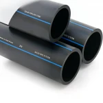 أنابيب HDPE السعودى  PE 100 ضغط 16 بار قطر خارجي 75 مم سمك 6.8 مم لون اسود