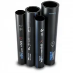 مواسير HDPE نيبروبلاست PE 100 ضغط 4 بار قطر خارجي 200 مم سمك 4.9 مم لون اسود