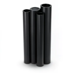 HDPE Pipes Water Supply PE 80 Pressure 16 Bar 560 mm Diameter 62.5 mm Thickness Black