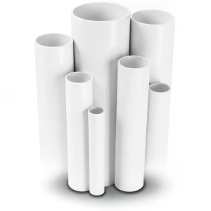 مواسير UPVC ضغط اسمي 9 بار قطر خارجي 75.3 مم سمك 3.5 مم أبيض
