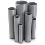 UPVC Pipes 9 Bar Pressure 75.3 mm Diameter 3.5 mm Thickness Gray