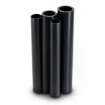 مواسير HDPE PE 80 ضغط 16 بار قطر خارجي 630 مم سمك 70.3 مم لون أسود