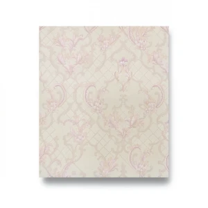 Italian Wall Covering 10m x 0.73m Beige with Pink, Model 27062
