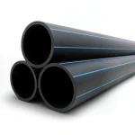 Neproplast HDPE Pipes PE 100 Pressure 12.5 Bar Outside Diameter 225 mm Thickness 16.6 mm Black | NEPROPLAST