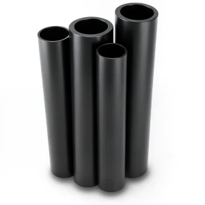 أنابيب HDPE PE 80 ضغط 16 بار قطر خارجي 710 مم سمك 79.3 مم لون أسود