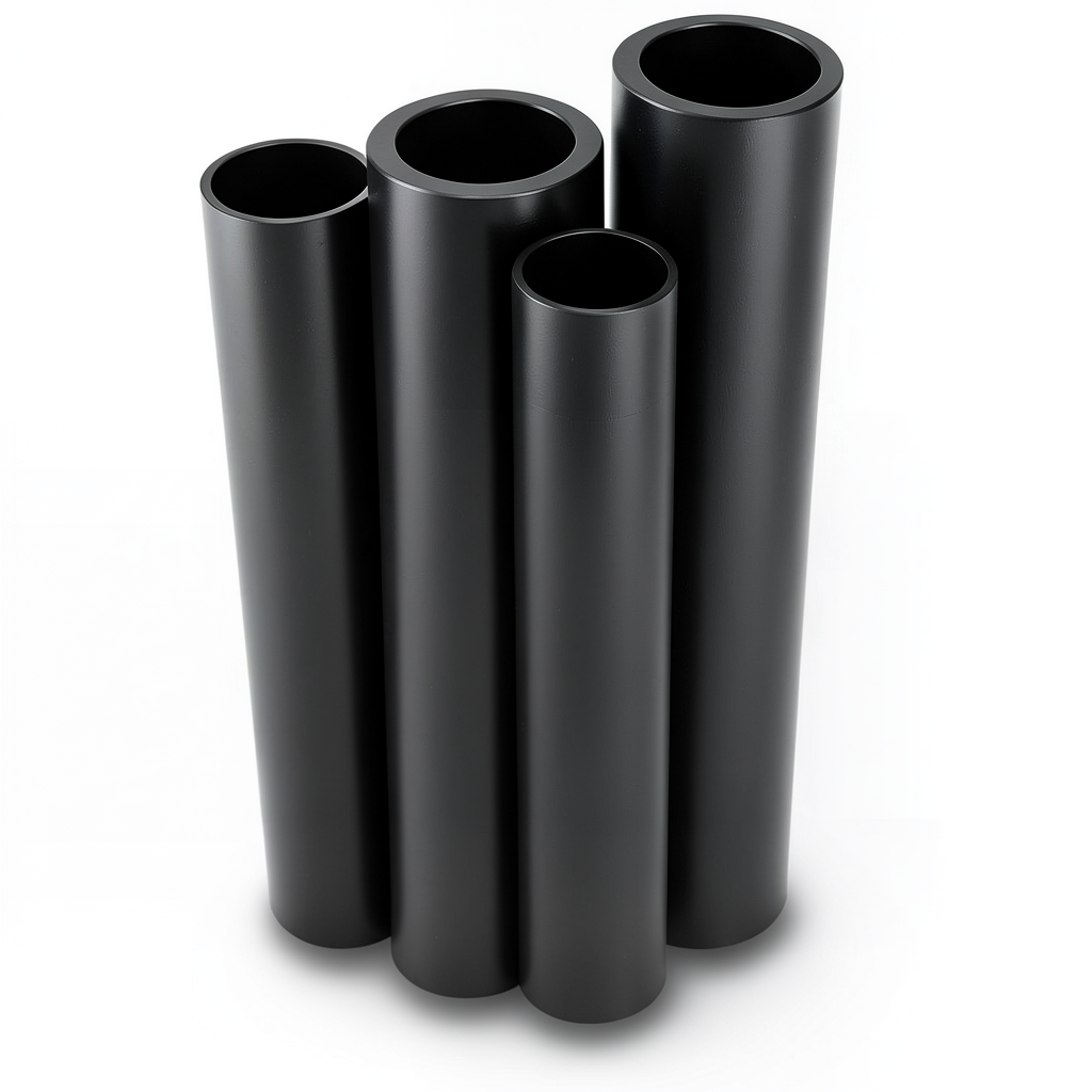 HDPE Pipes PE 80 Pressure 16 Bar Outside Diameter 710 mm Thickness 79.3 mm Black