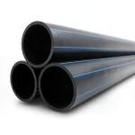 مواسير HDPE PE 100 ضغط 12.5 بار قطر 250 مم سمك 18.4 مم لون أسود | نيبروبلاست