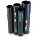 مواسير HDPE نيبروبلاست PE 100 ضغط 4 بار قطر خارجي 355 مم سمك 8.7 مم لون اسود