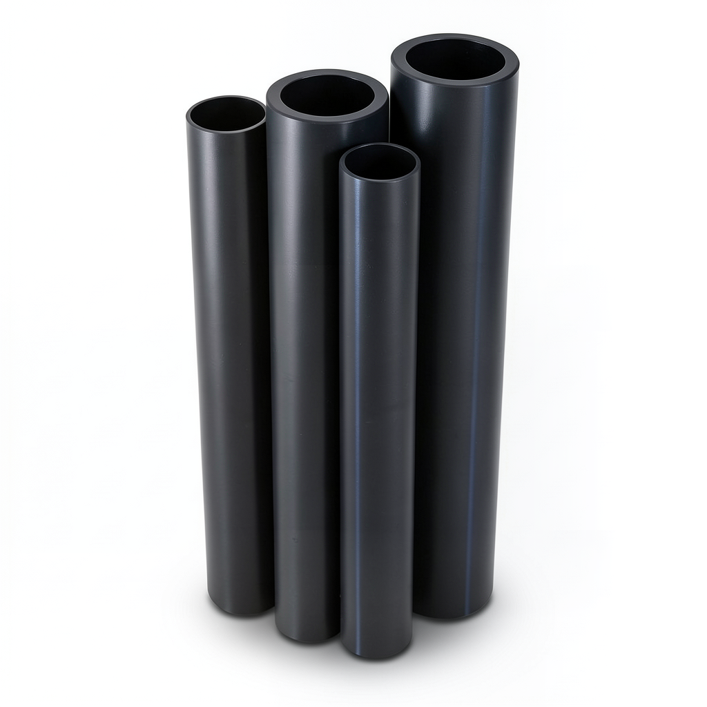 HDPE Pipes PE 100 Pressure 20 Bar Outside Diameter 710 mm Thickness 79.3 mm Black